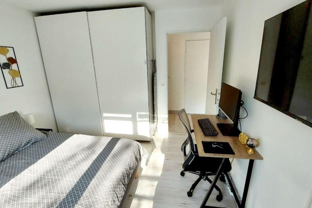 Cosy Home 2, 2 Chambres, 6 Personnes, 3 Min Gare, Parking Cergy Dış mekan fotoğraf
